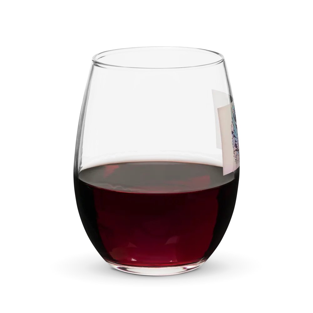 Celestial Wings Stemless Wine Glass product image (8)