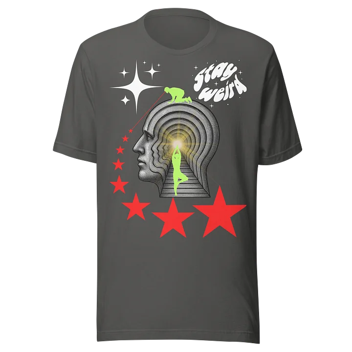 Glowing Mind Stay Weird Tee — Bone Jungle x Bella+Canvas product image (1)