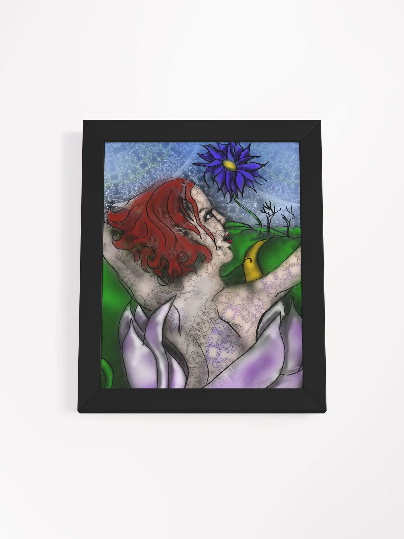 Far Away Flower Framed Poster product image (16)