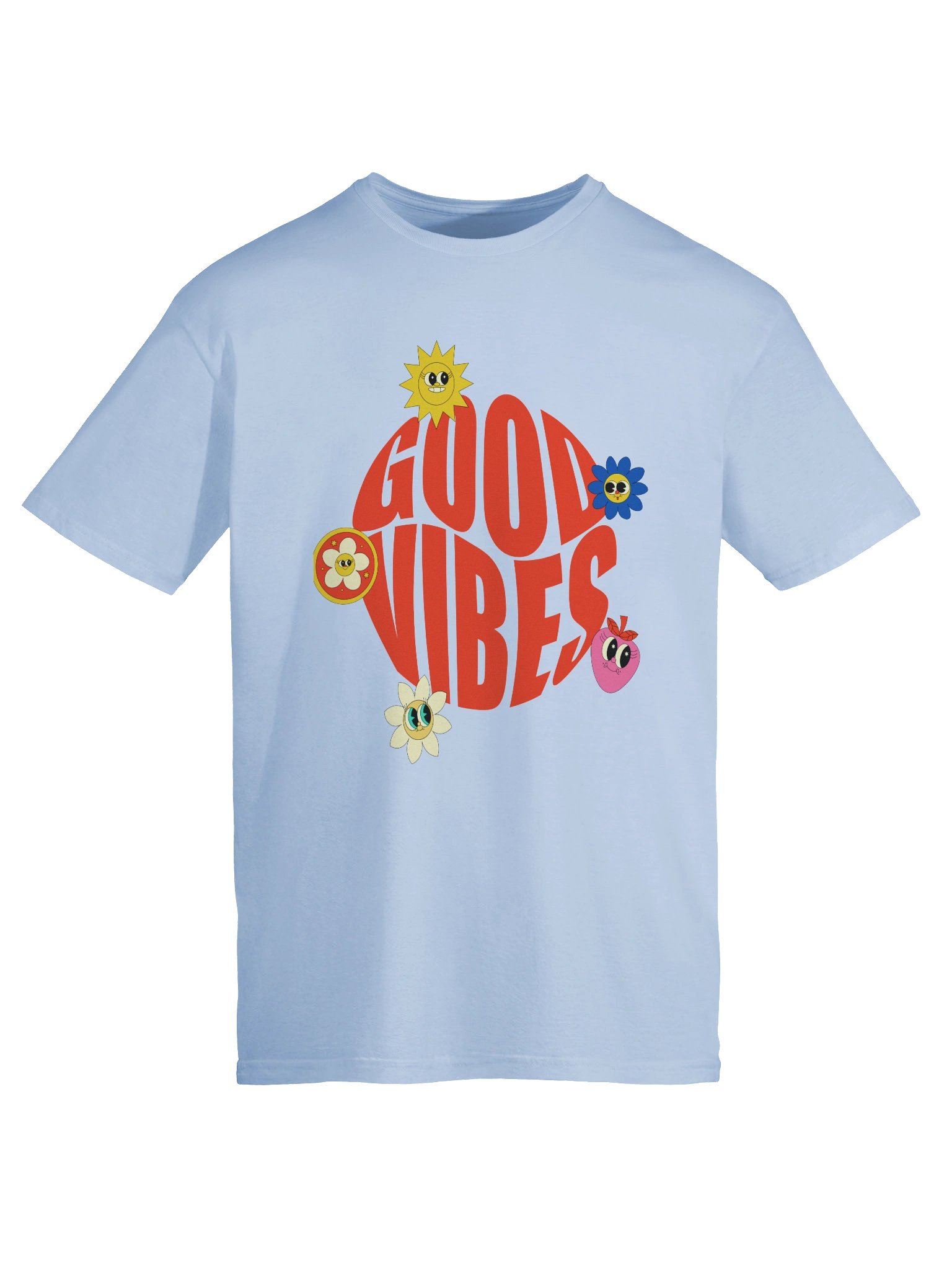 Good Vibes Cartoon T-Shirt product image (42)