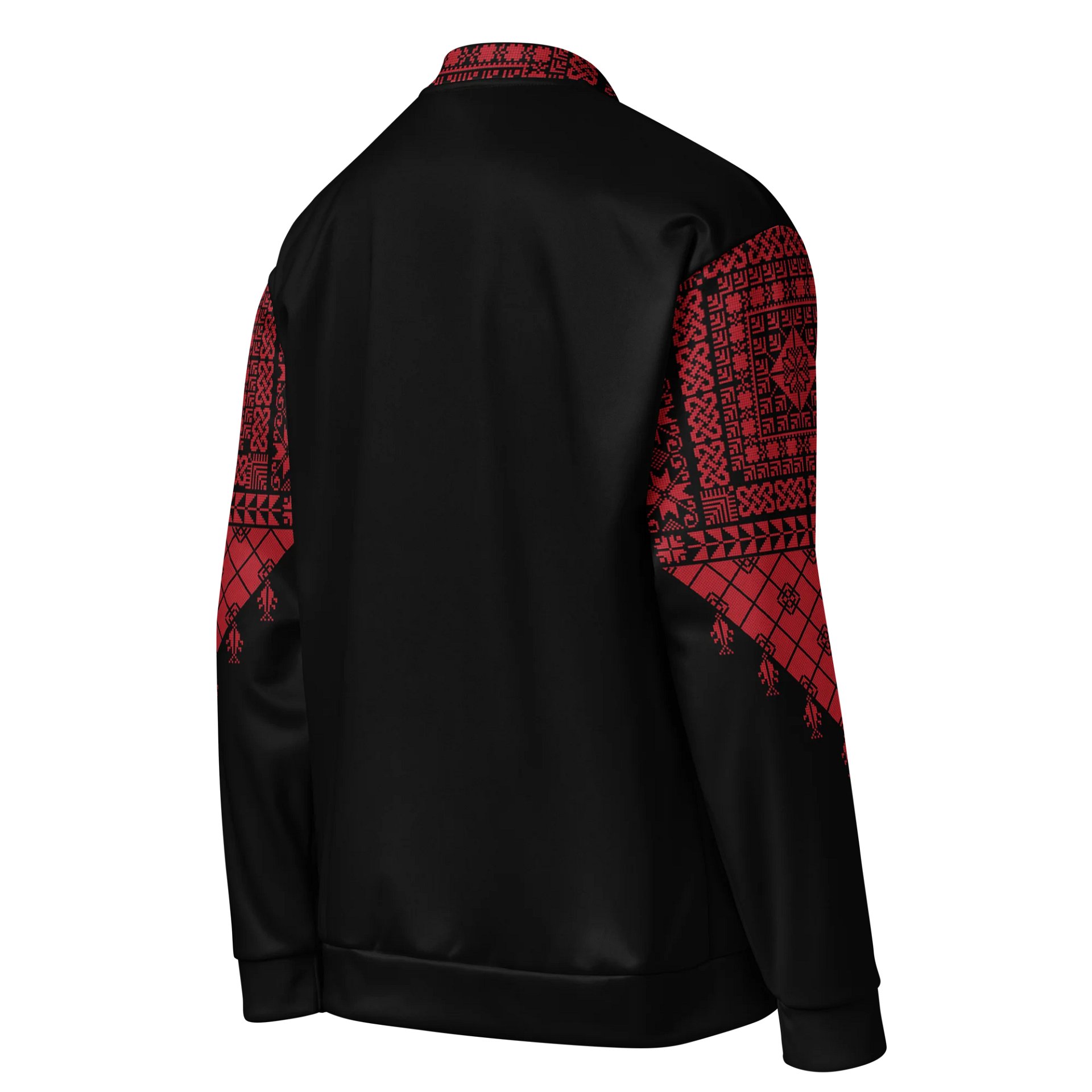 Red Tatreez Unisex Bomber Jacket product image (6)