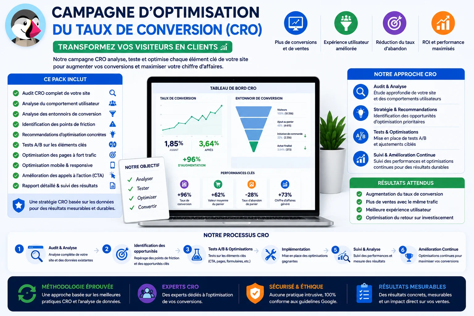 Campagne d'Optimisation du Taux de Conversion (CRO) product image (1)
