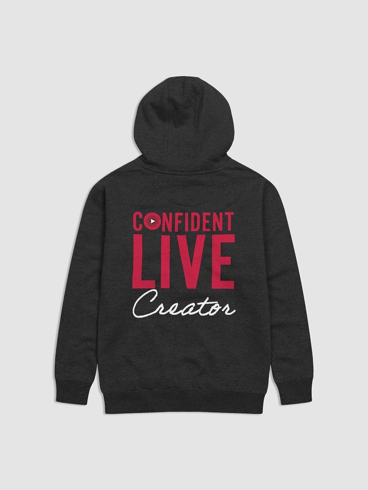 Confident Live Creator Hoodie (Dark) product image (2)
