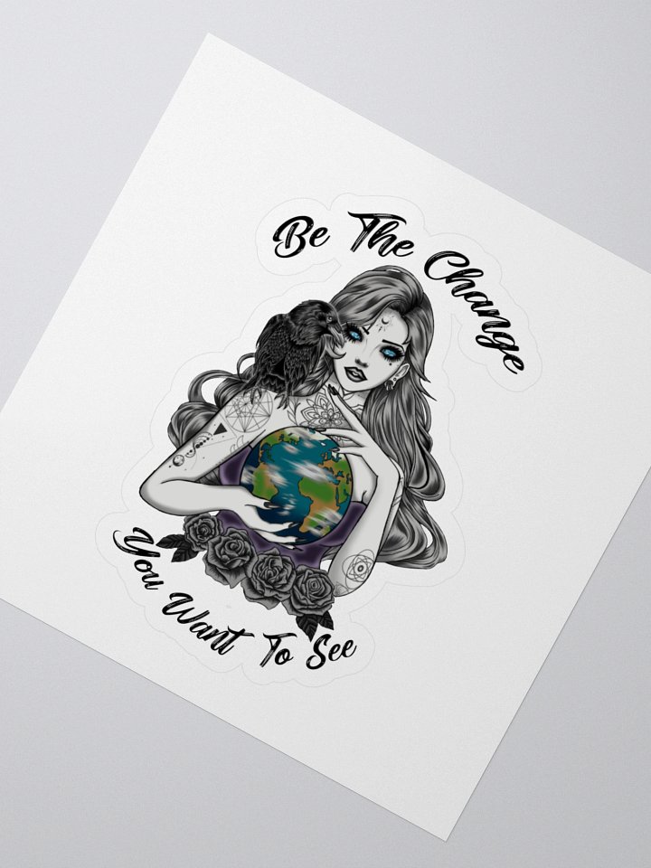 Be the Change Sticker product image (2)