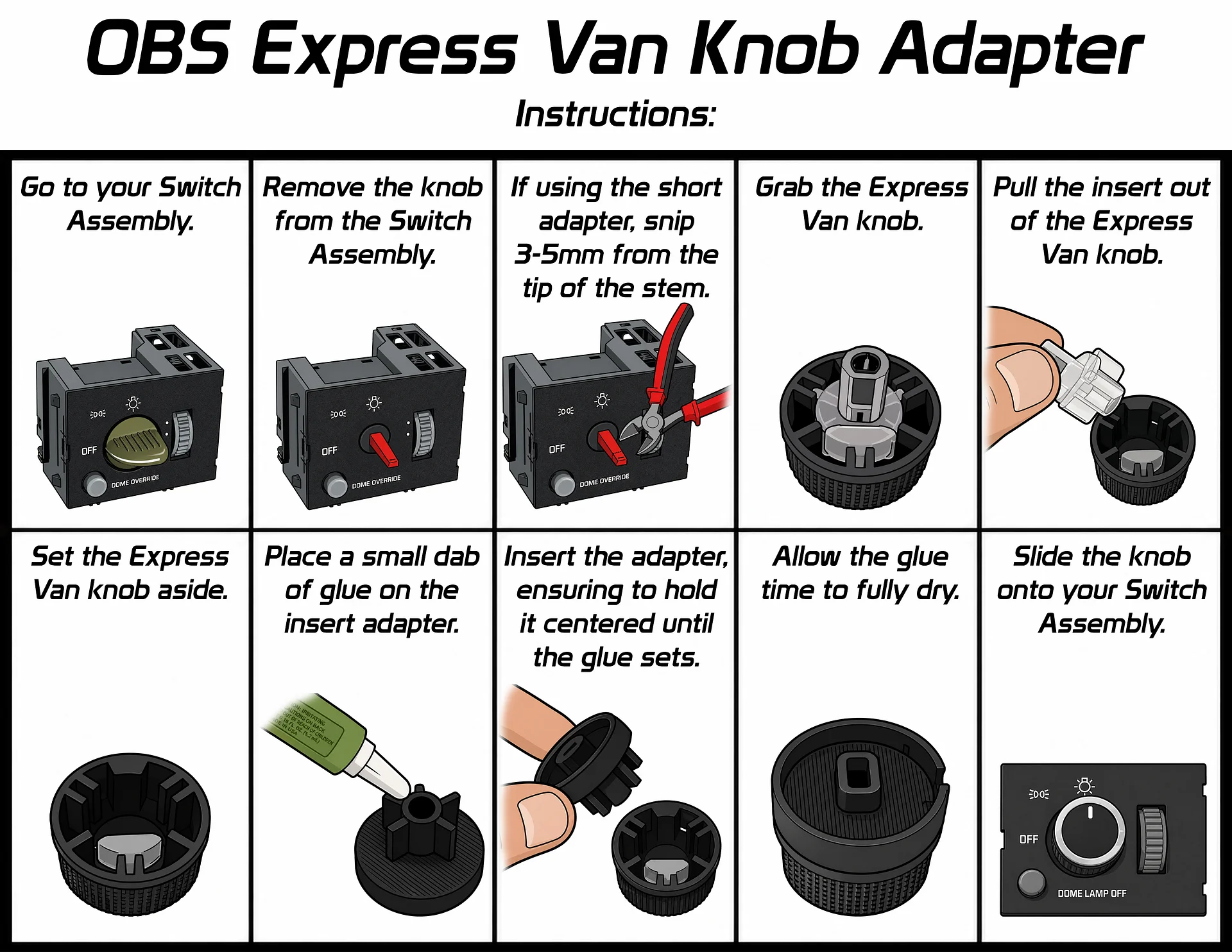 OBS Express Light Switch/Knob