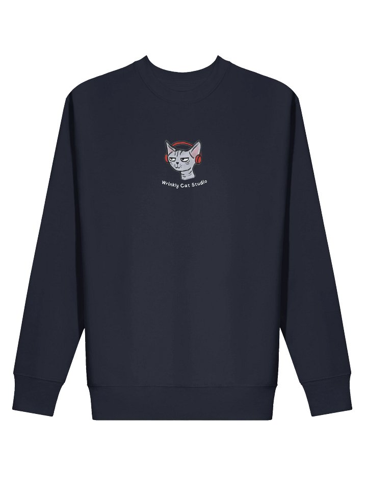 Premium Unisex Sweatshirt with Printed WCS Logo (Light Text) product image (2)
