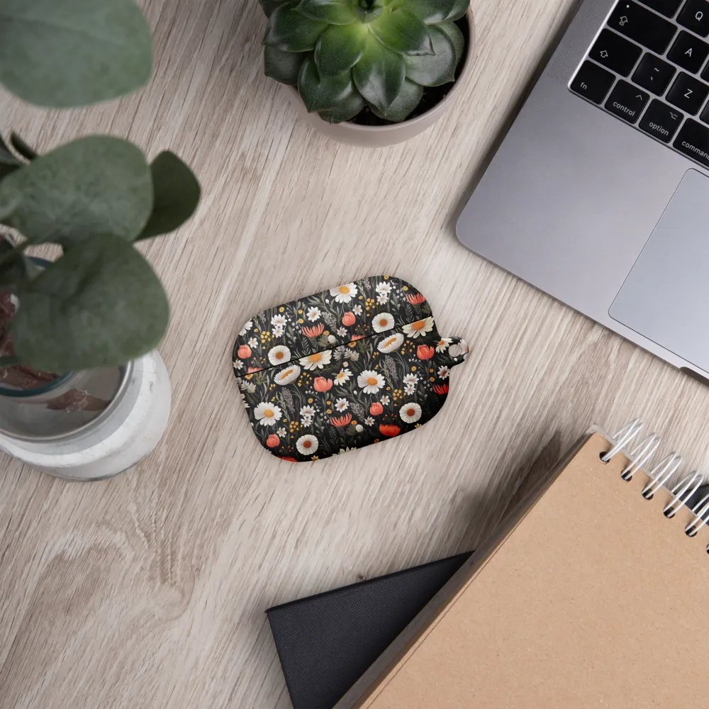 Blossom Elegance: Noir Garden All-Over Print AirPods® Pro Gen 1 and 2 Gen 1 and 2, Gen 3 Cases product image (12)