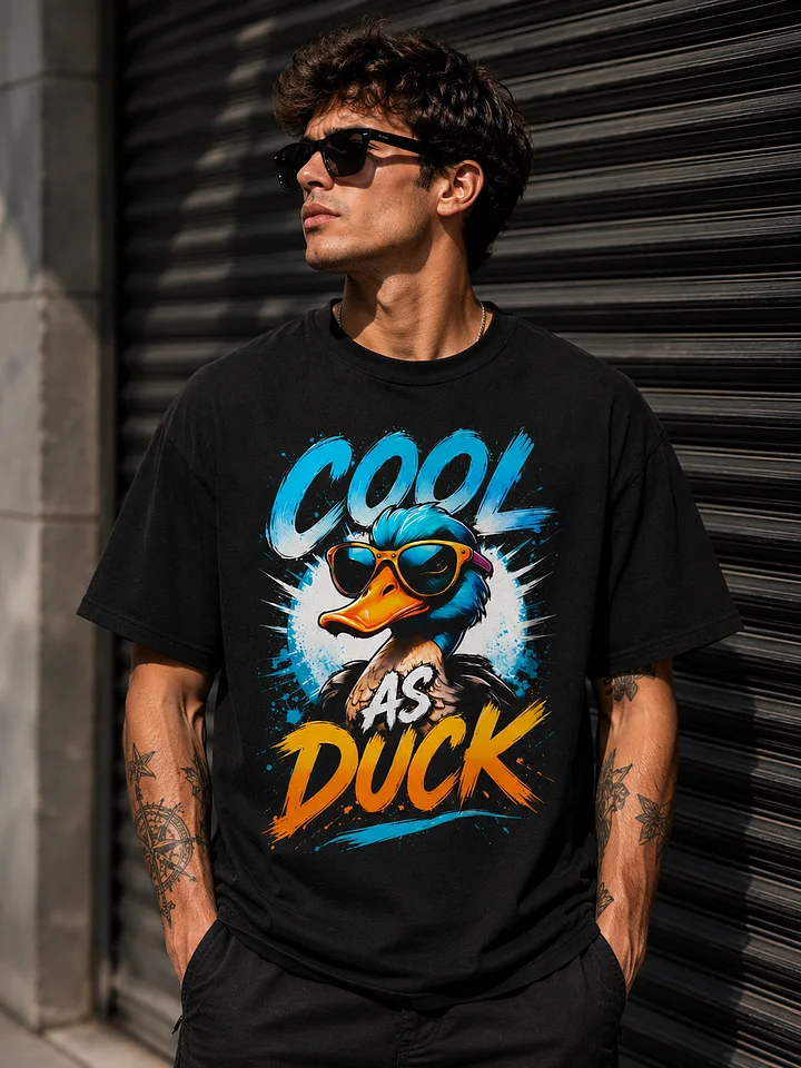 Cool Duck Graphic Tee | Funny Duck Sunglasses T-Shirt product image (2)