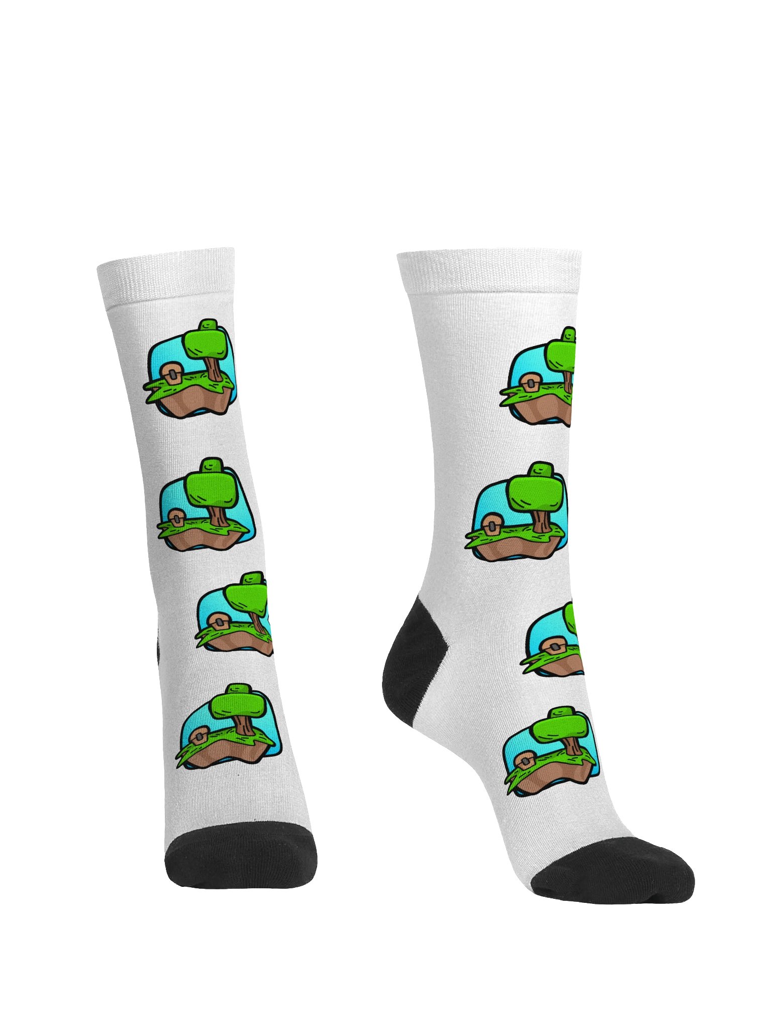 Skyblock Island Socks product image (2)