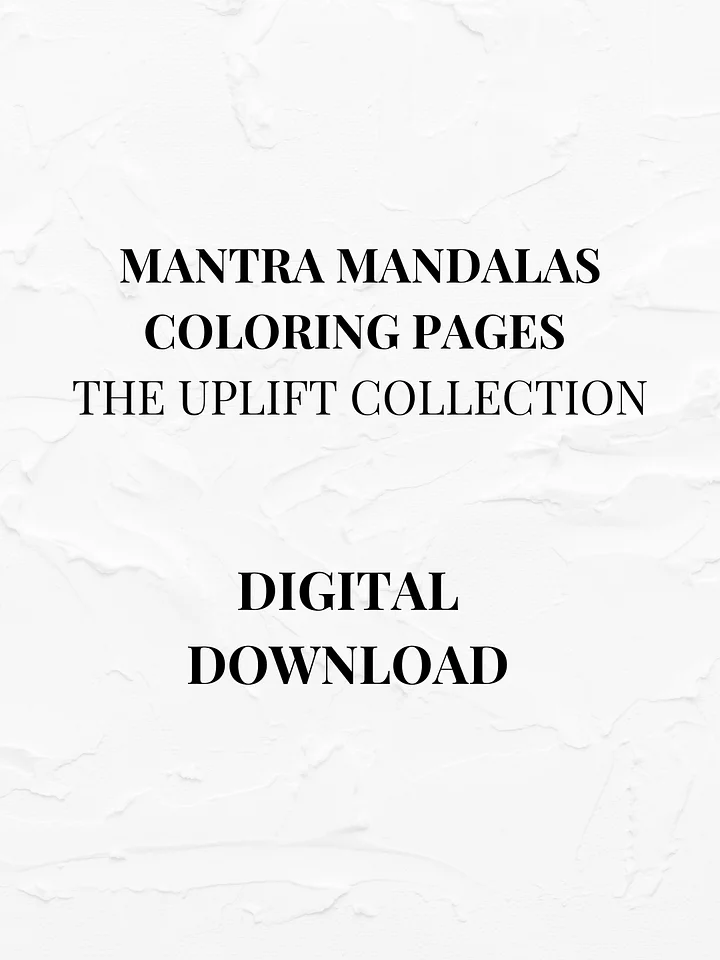 Mantra Mandalas Coloring Pages–Uplift Collection product image (2)
