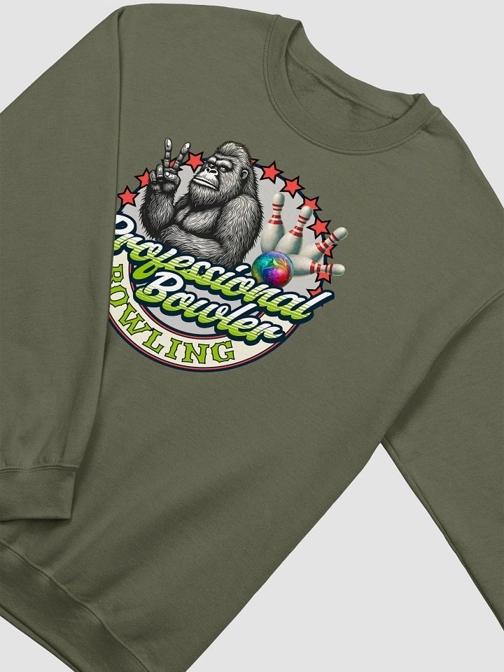 Professional Bowler Sasquatch Bowling Graphic Sweatshirt product image (12)
