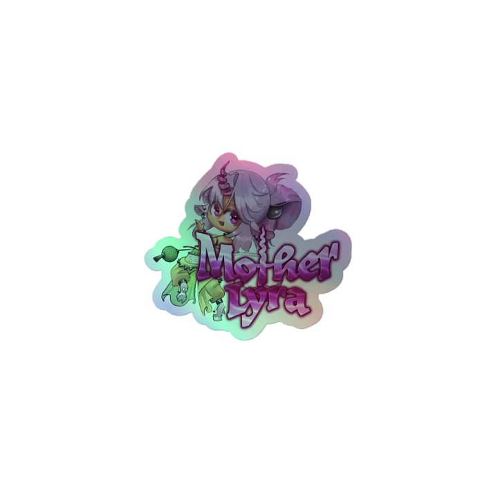 MotherLyra Logo Holo Sticker product image (1)