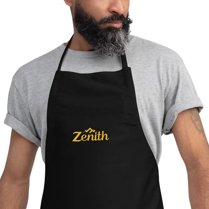 Zenith Embroidered Chef Apron product image (2)