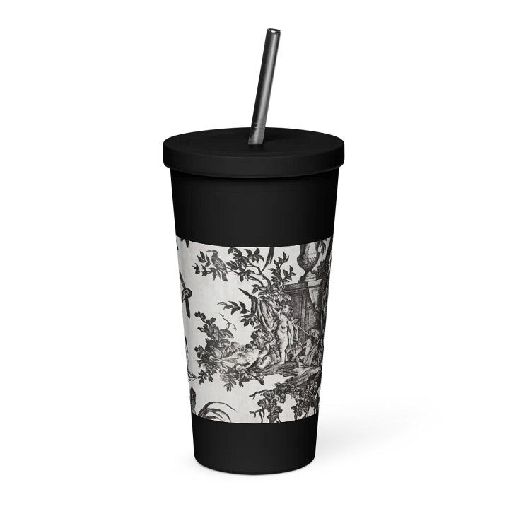 Jean–Baptiste Marie Hüet. Tumbler with Straw product image (1)