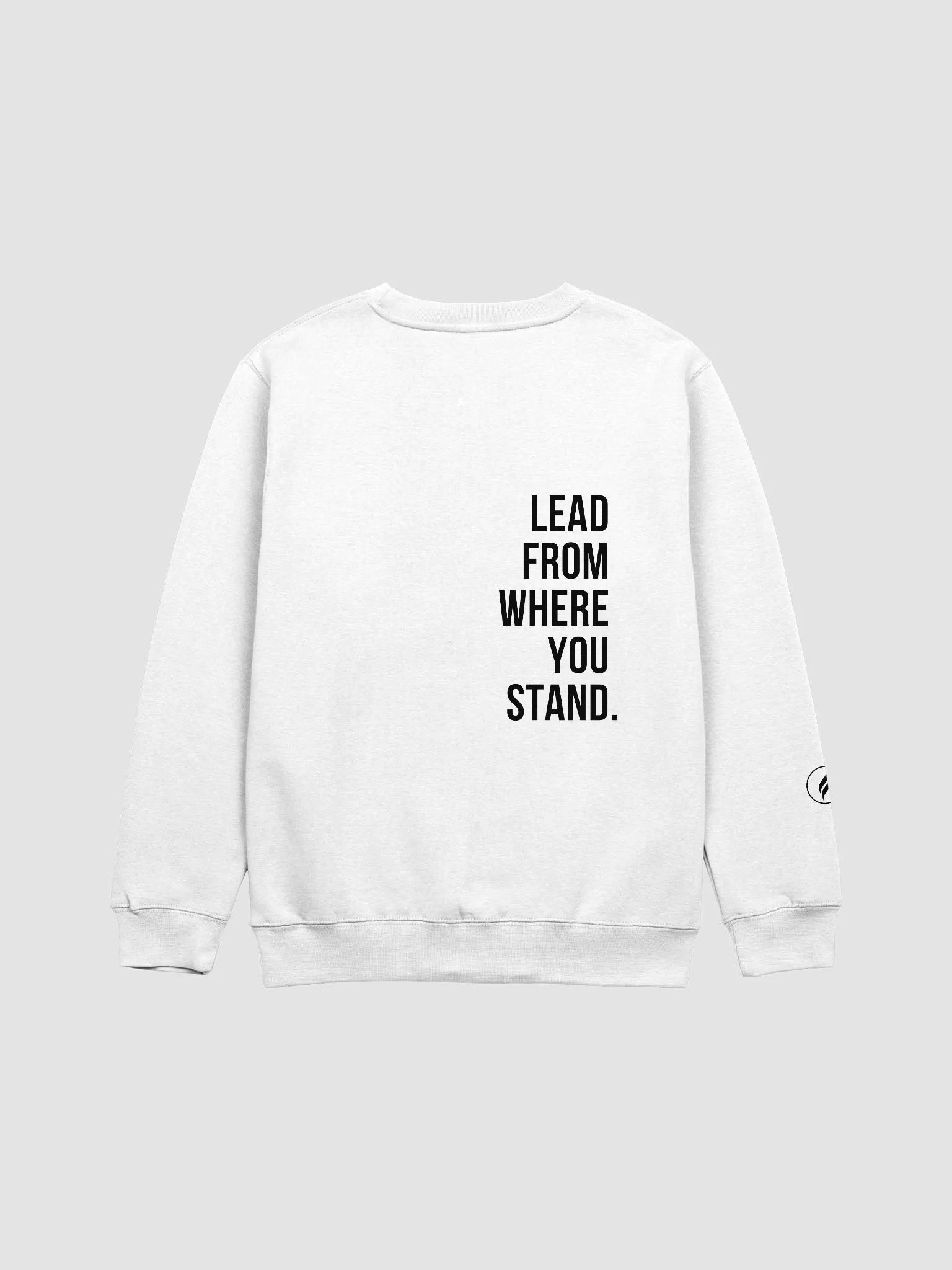 Lead From Where You Stand Sweatshirt | Black product image (9)