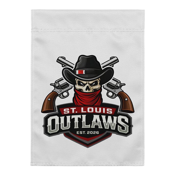 St Louis Outlaw Garden Flag product image (1)