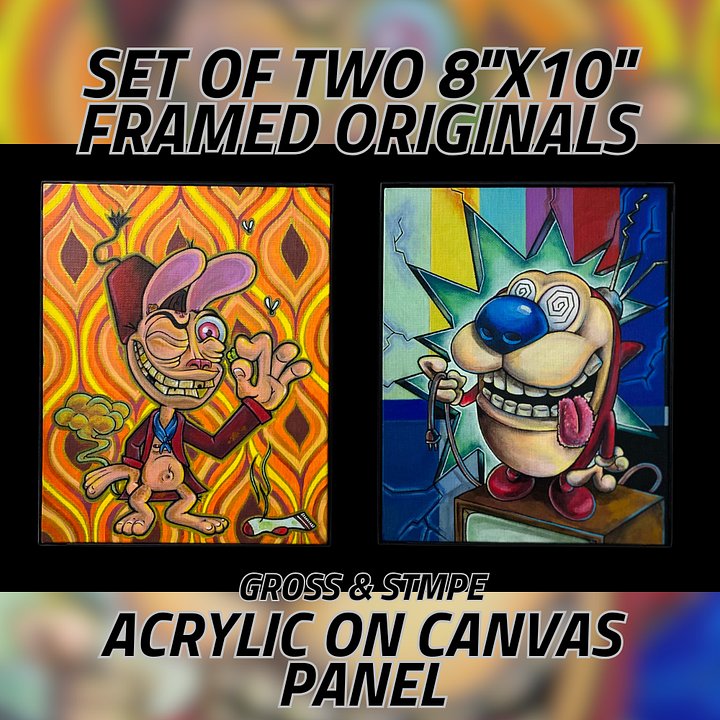 Gross + SMPTE (SET OF TWO FRAMED ORIGINALS) 8" x 10" product image (1)