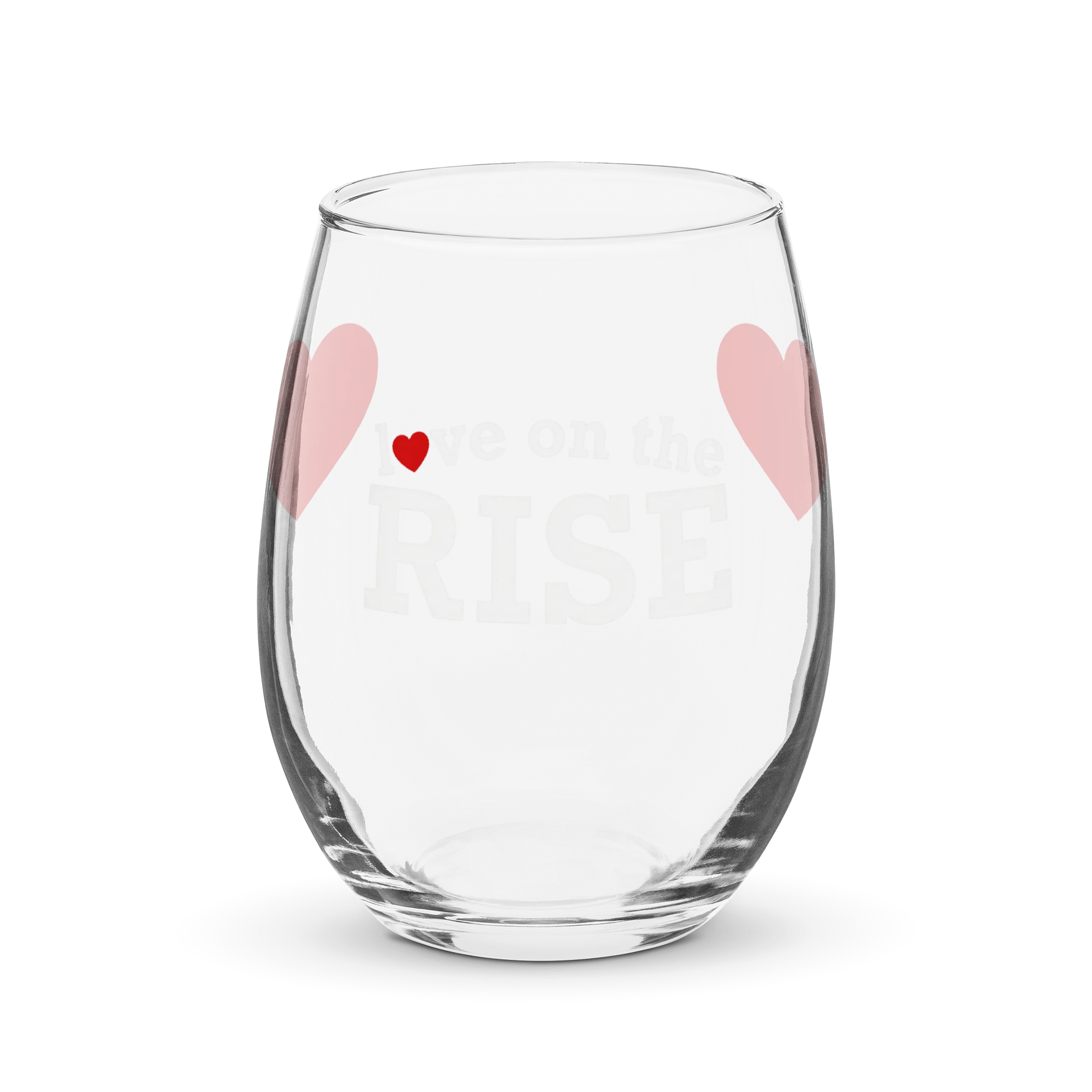 Love on the RISE Stemless Wine Glass product image (1)