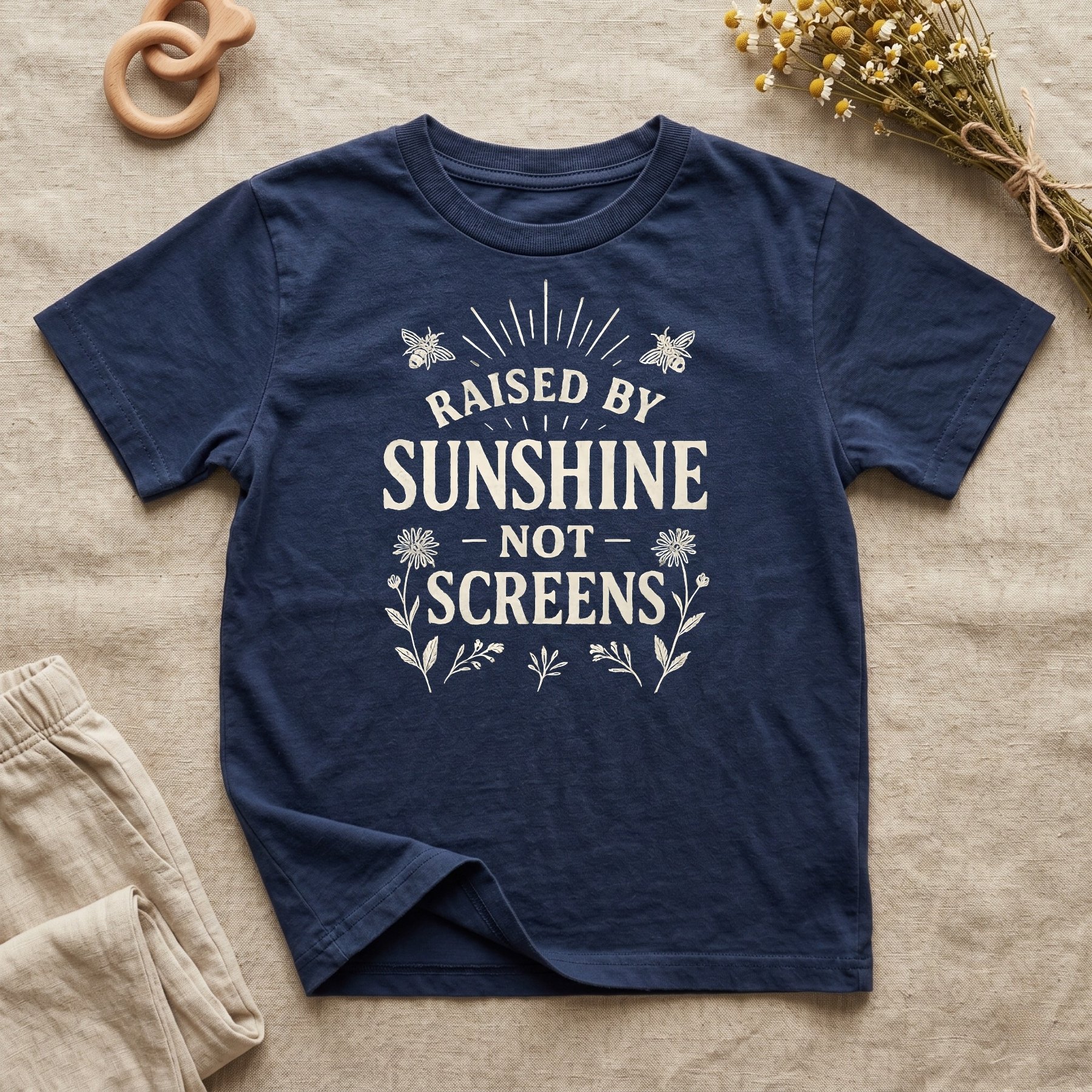 Kids: "Raised By Sunshine 2" Organic T-Shirt product image (1)