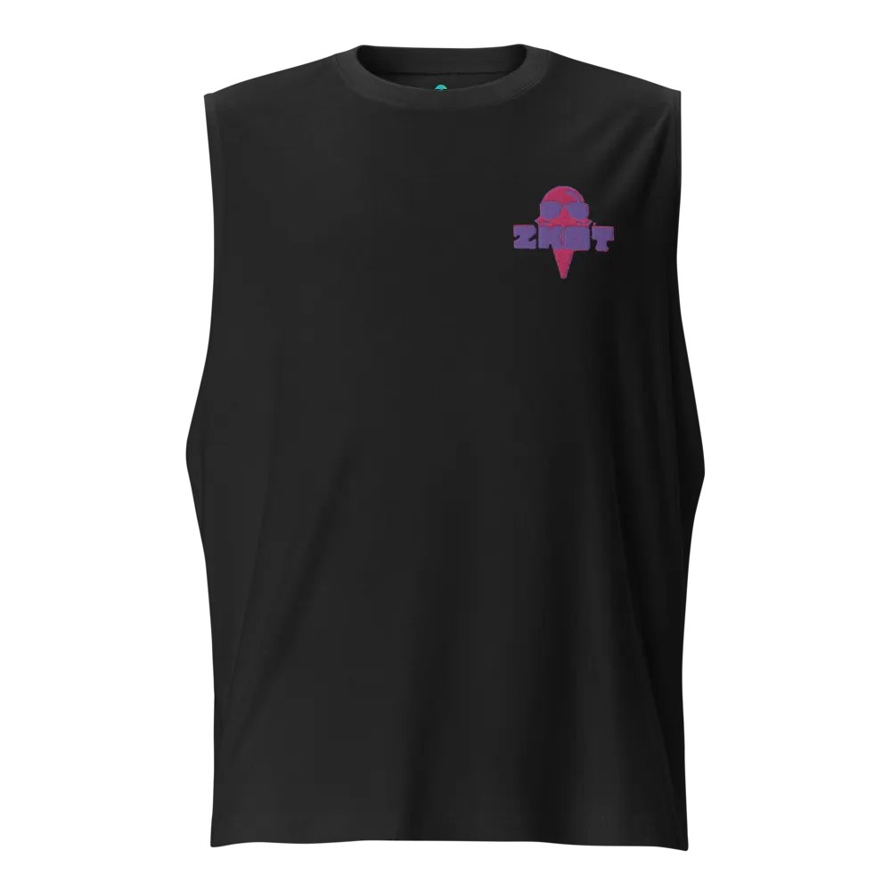 Pink Logo ZKOT Muscle Tank Top - Show your Support with Style - Menswear, Womenswear - 100% Cotton product image (1)
