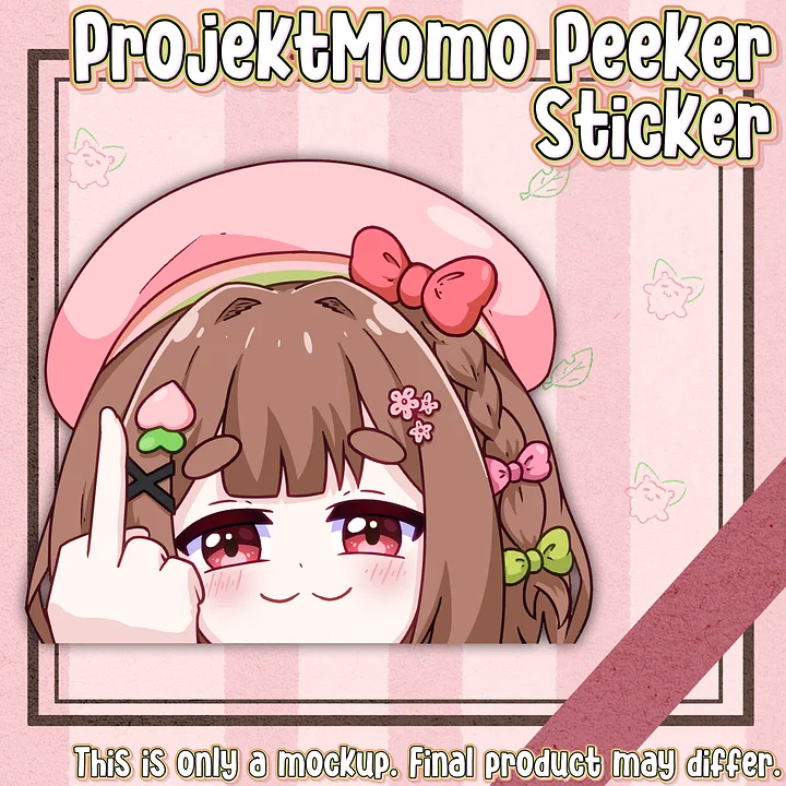 ProjektMomo Peeker Sticker [PREORDER] product image (1)