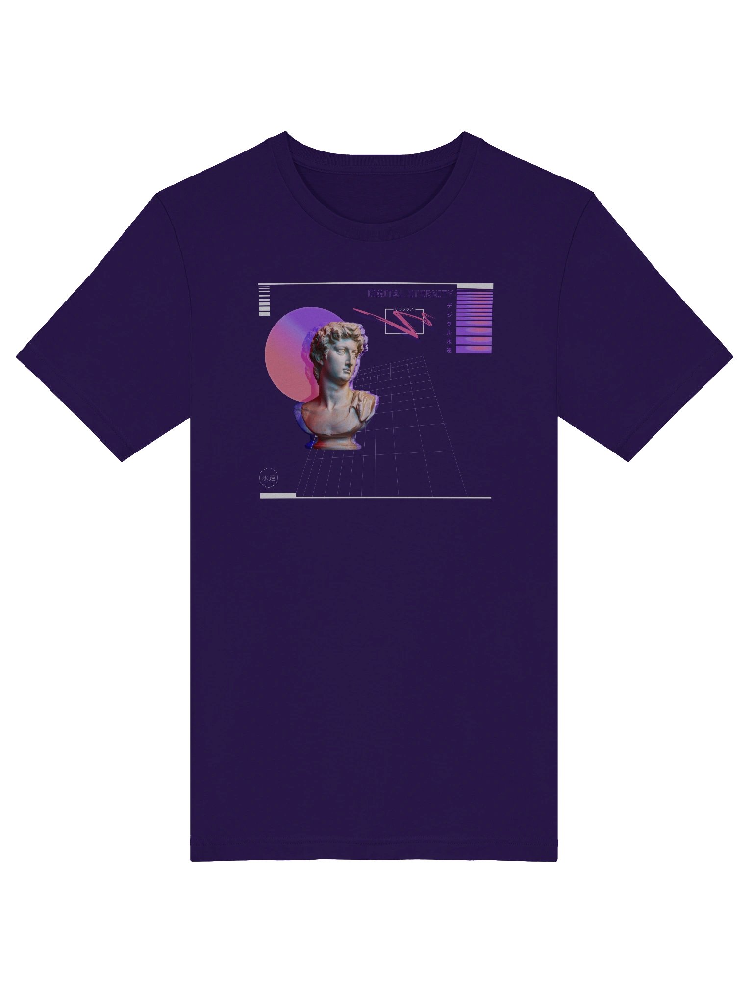 Digital Eternity Vaporwave Aesthetic T-shirt product image (10)