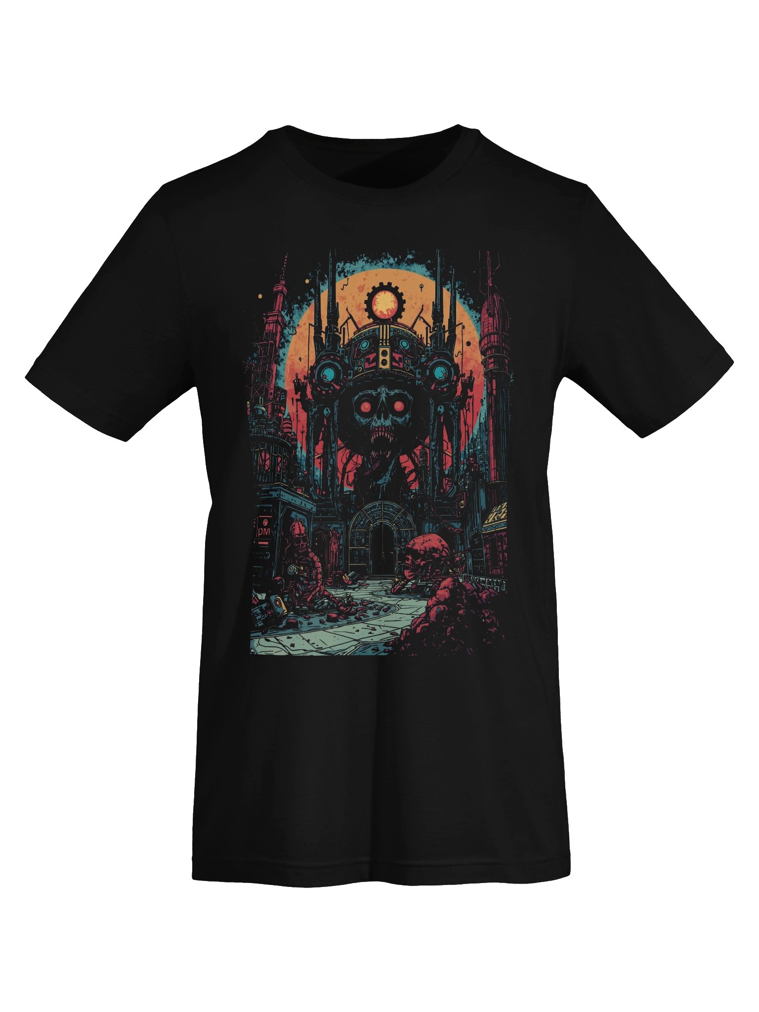 Neon Apocalypse Skull Lightweight T-Shirt product image (4)