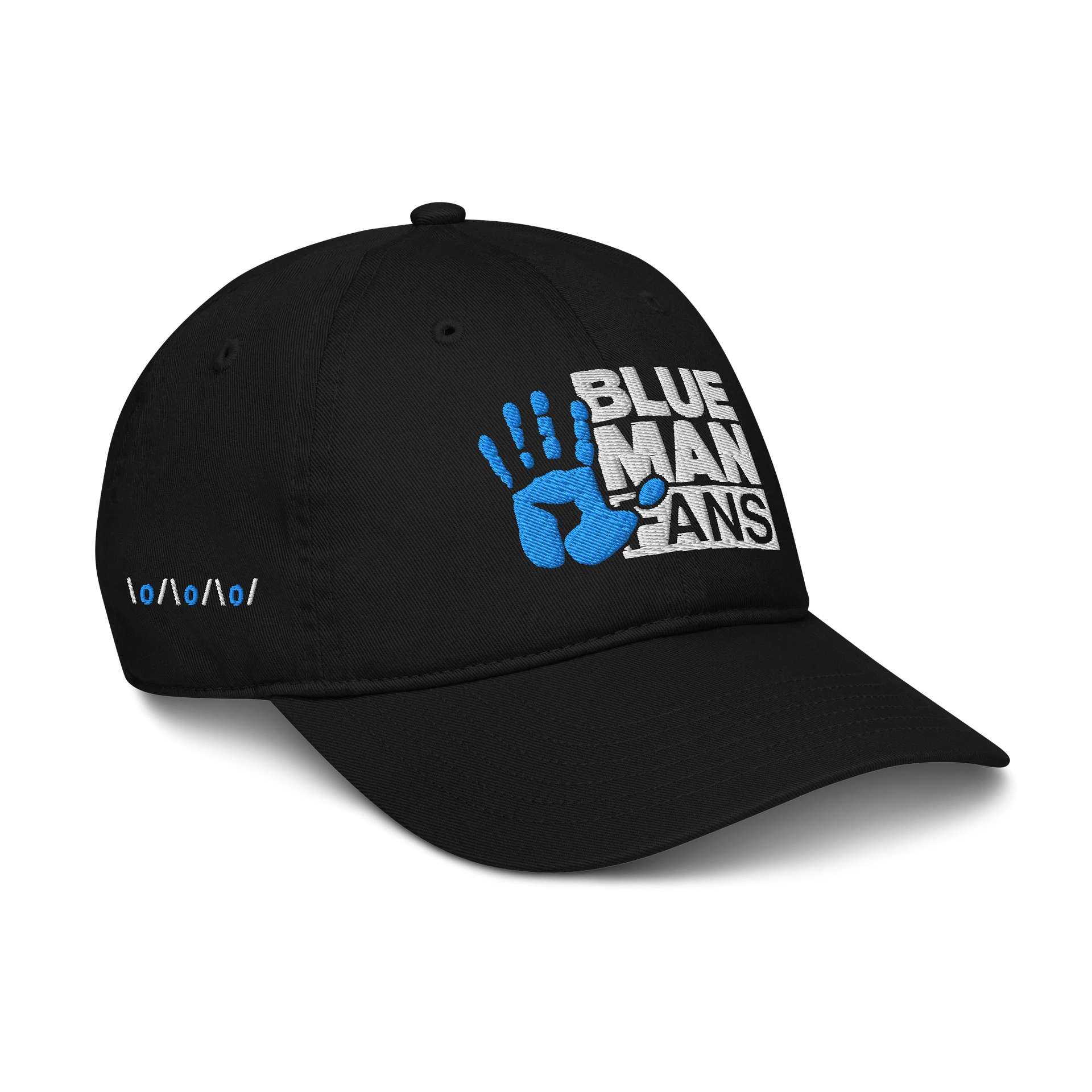 Blue Man Fans Hand Embroidered 3D Puff with Extended Logos product image (6)