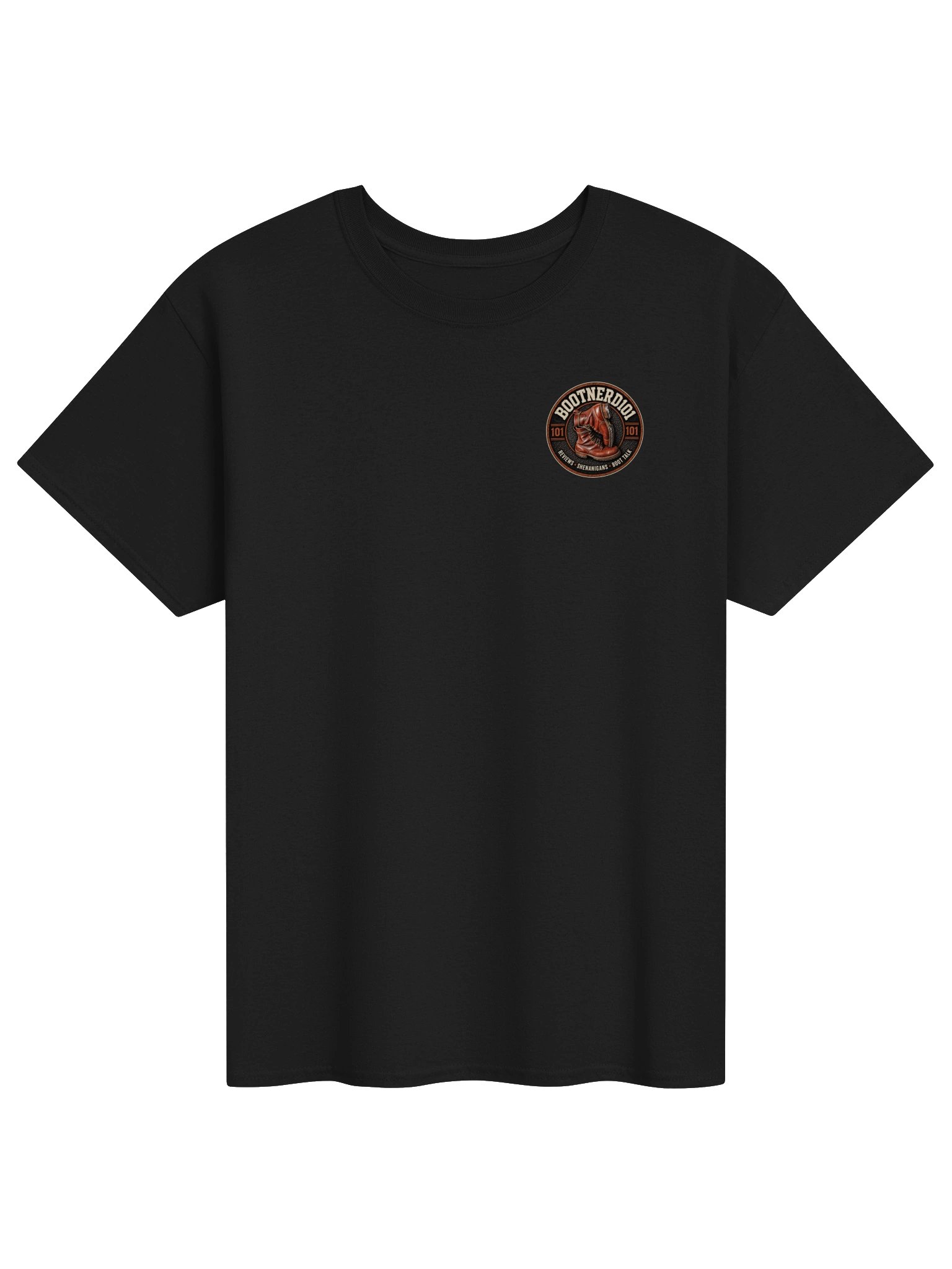 BootNerd101 at work Logo Tee product image (1)