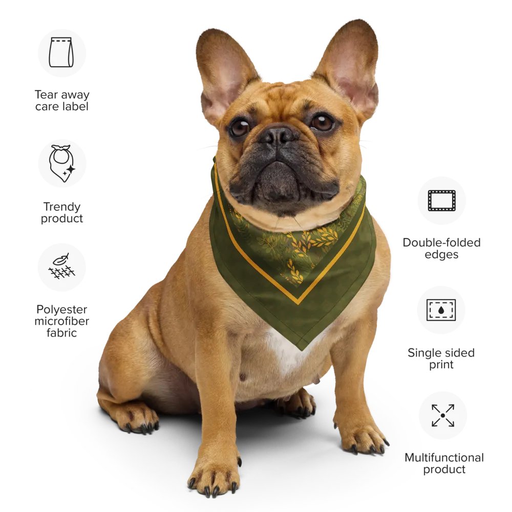 “Moving Meadows” Bandana in Green product image (6)