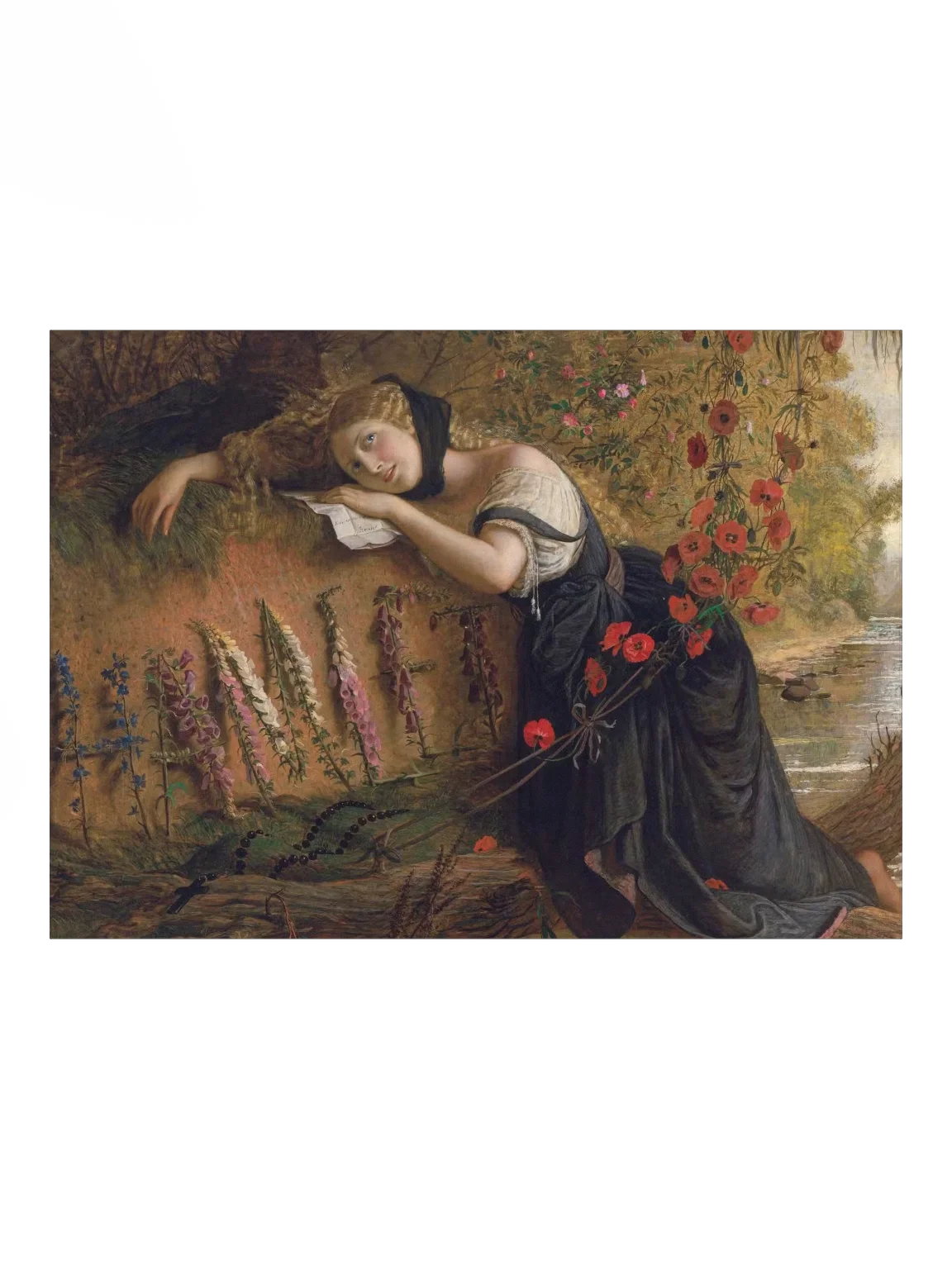 "Ophelia" by Joseph Severn Poster product image (1)