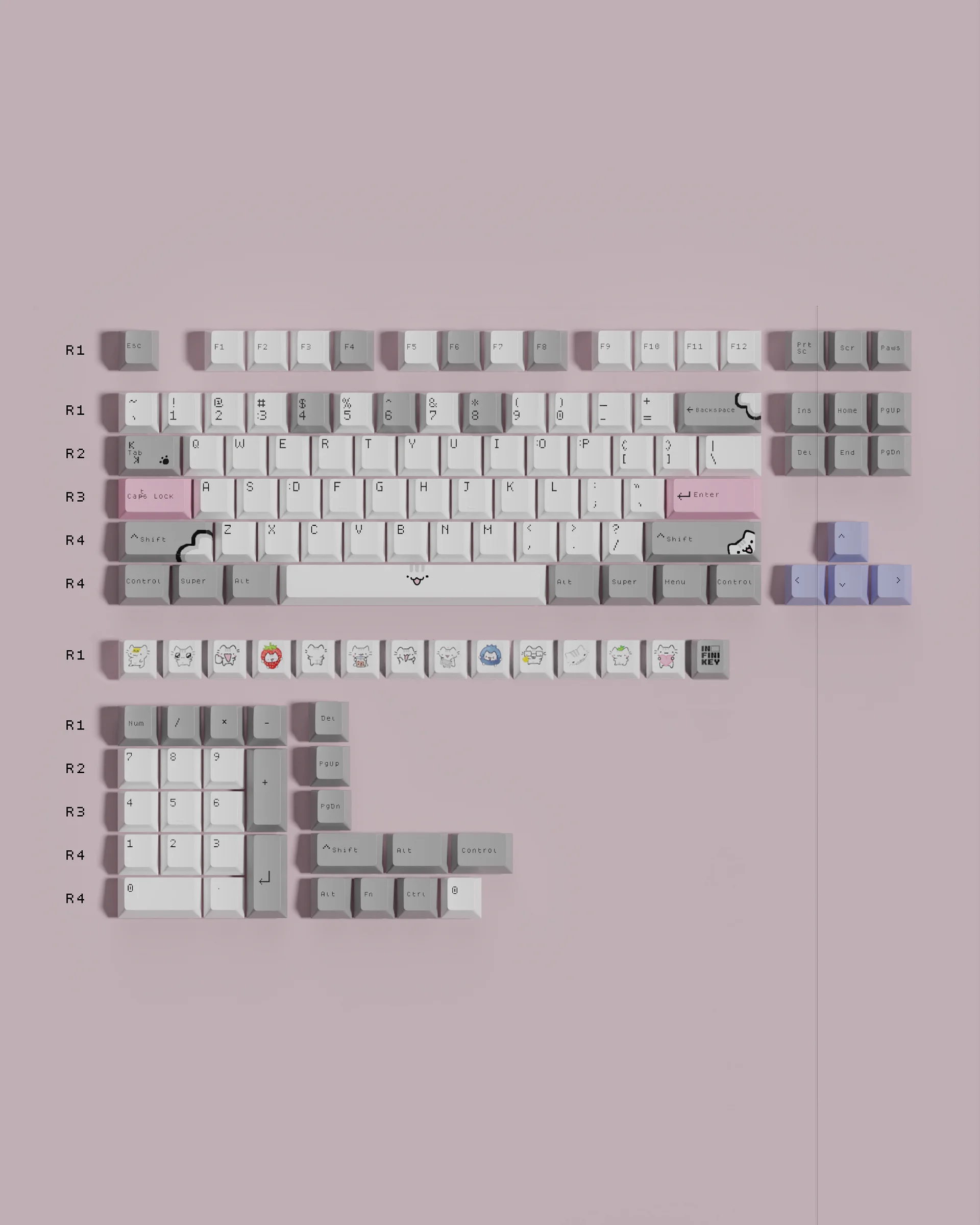 [PRE-ORDER] BasiilLeaf Round 2 Keycap Set product image (1)