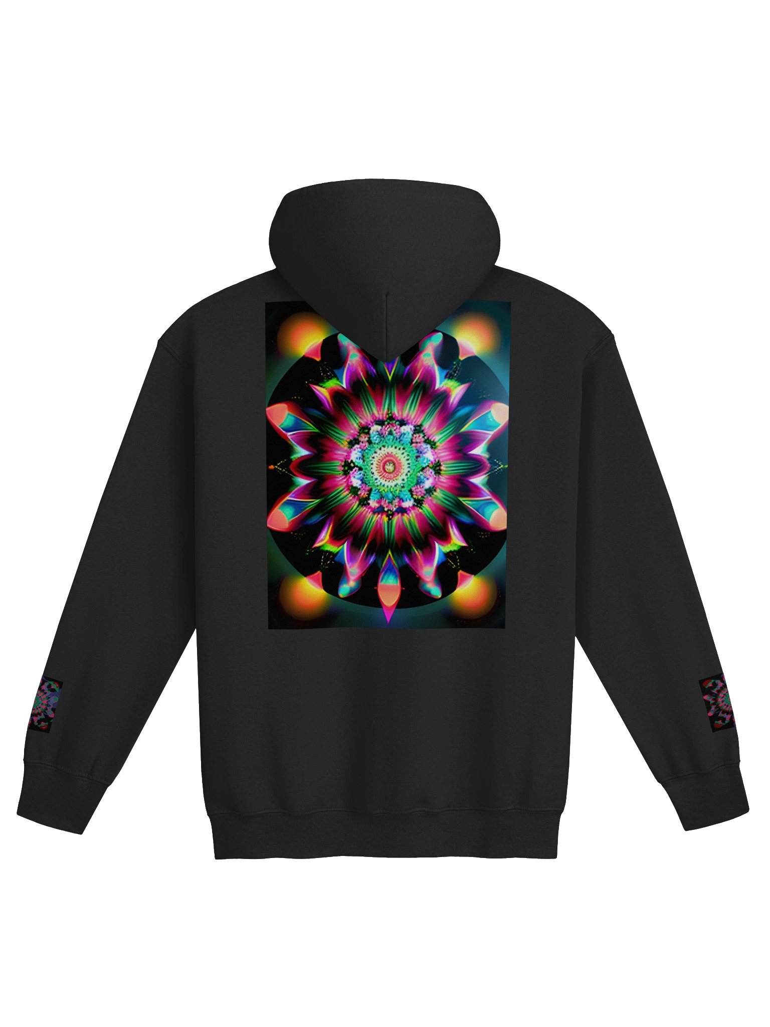 Neon Bloom Zip Hoodie product image (2)