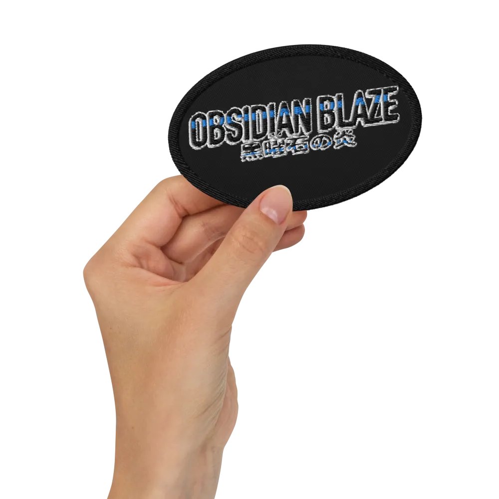 Obsidian Blaze Logo Patch product image (2)
