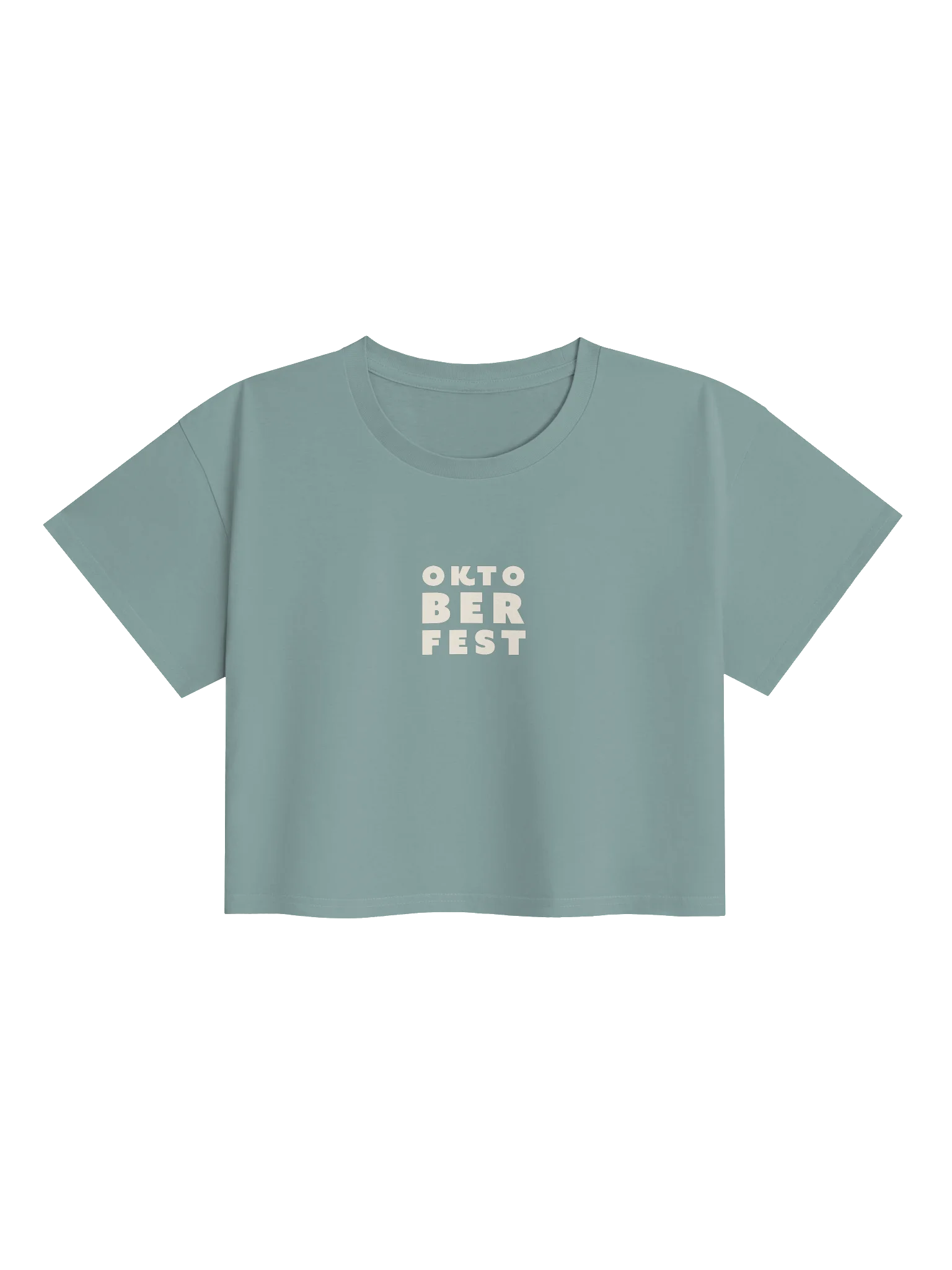 CBG Oktoberfest 2026 Women's Premium Crop Top - Mug Holding product image (4)