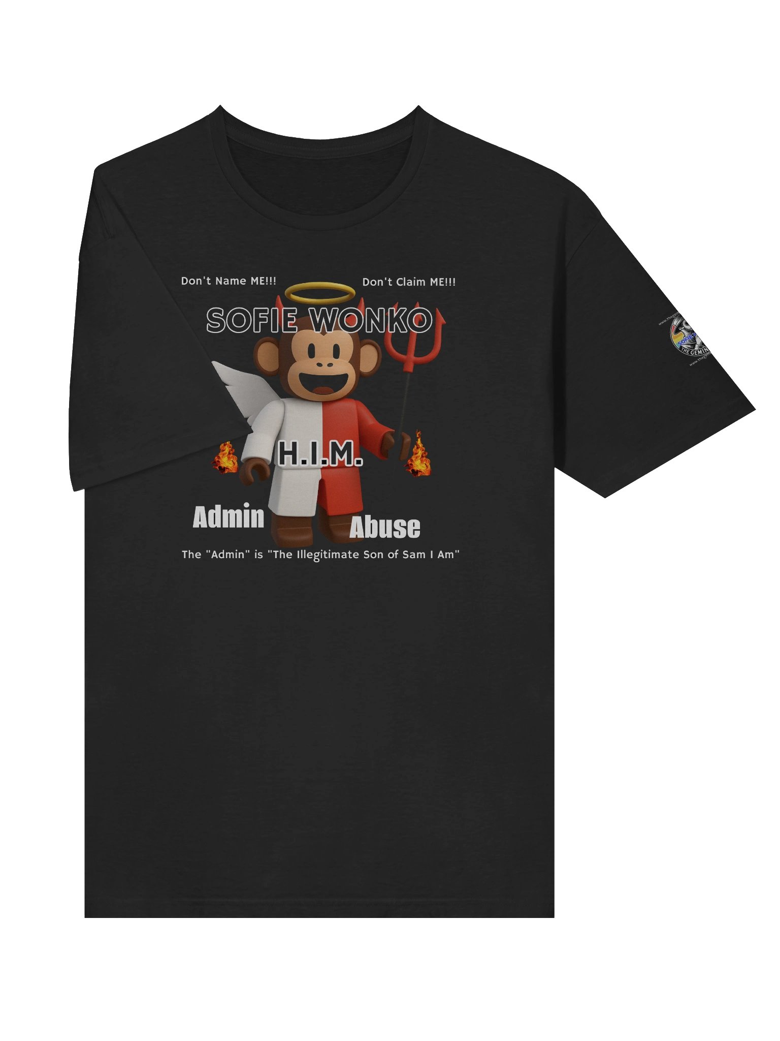 Sofie Wonko — H.I.M. “Admin ≠ Abuse” Tee 😈😇🔥 product image (5)