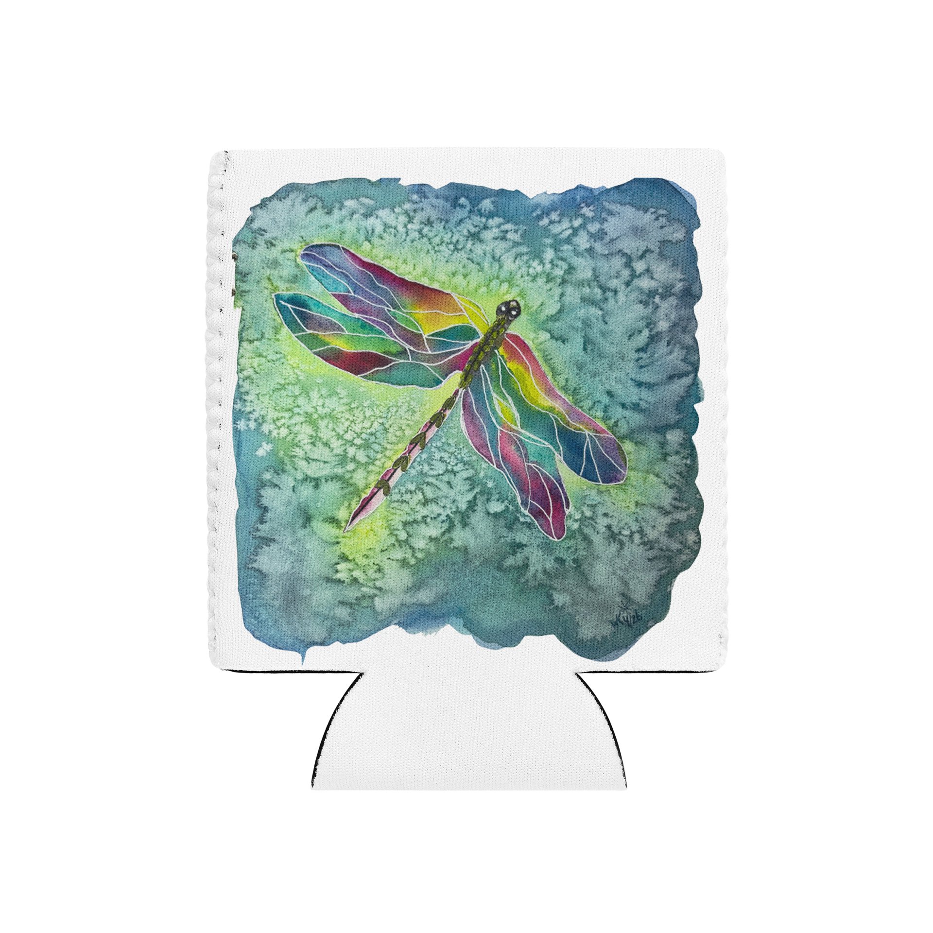 Vibrant Dragonfly Can Cooler product image (1)