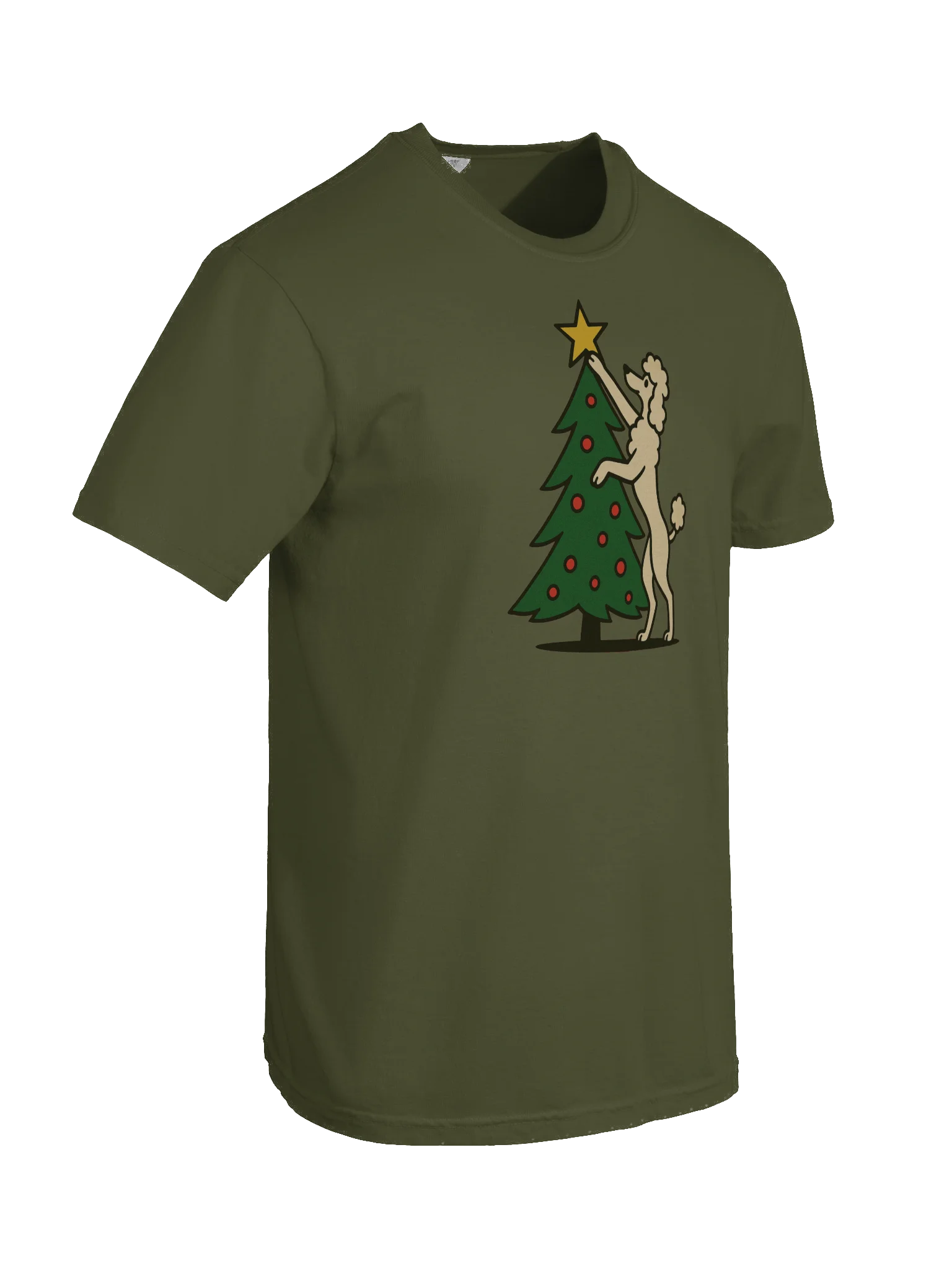 Poodle Christmas T-Shirt product image (8)