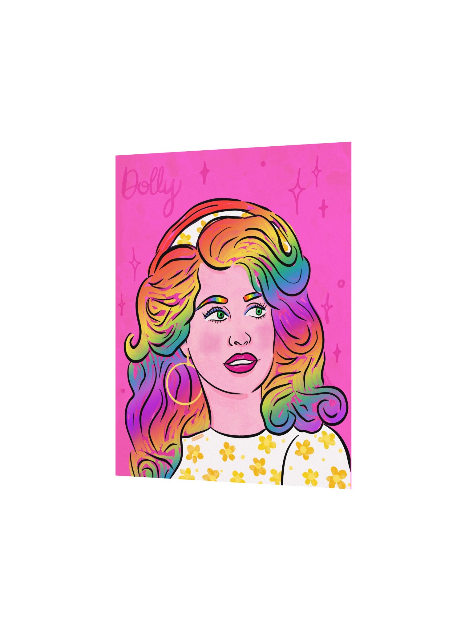 Rainbow Dolly Original Print product image (4)