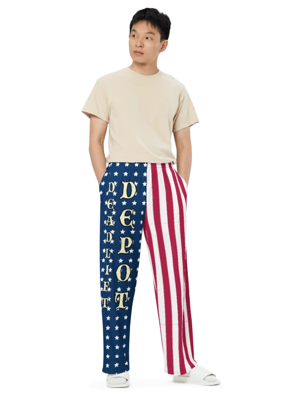 Deadlift Depot July 4th SPECIAL EDITION WIDE LEG PANTS product image (1)