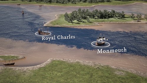 The Medway Raid is now available for YouTube members! (link in our bio)⁠
⁠
In 1660, HMS Royal Charles carried Charles II home...