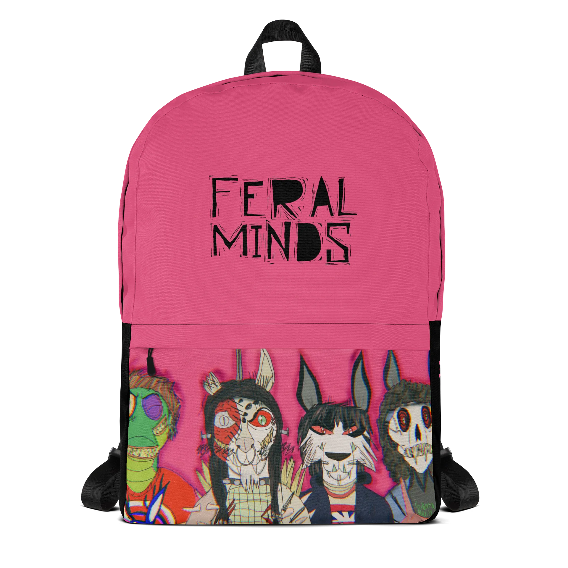 FERAL MINDS All-Over Print Backpack product image (1)