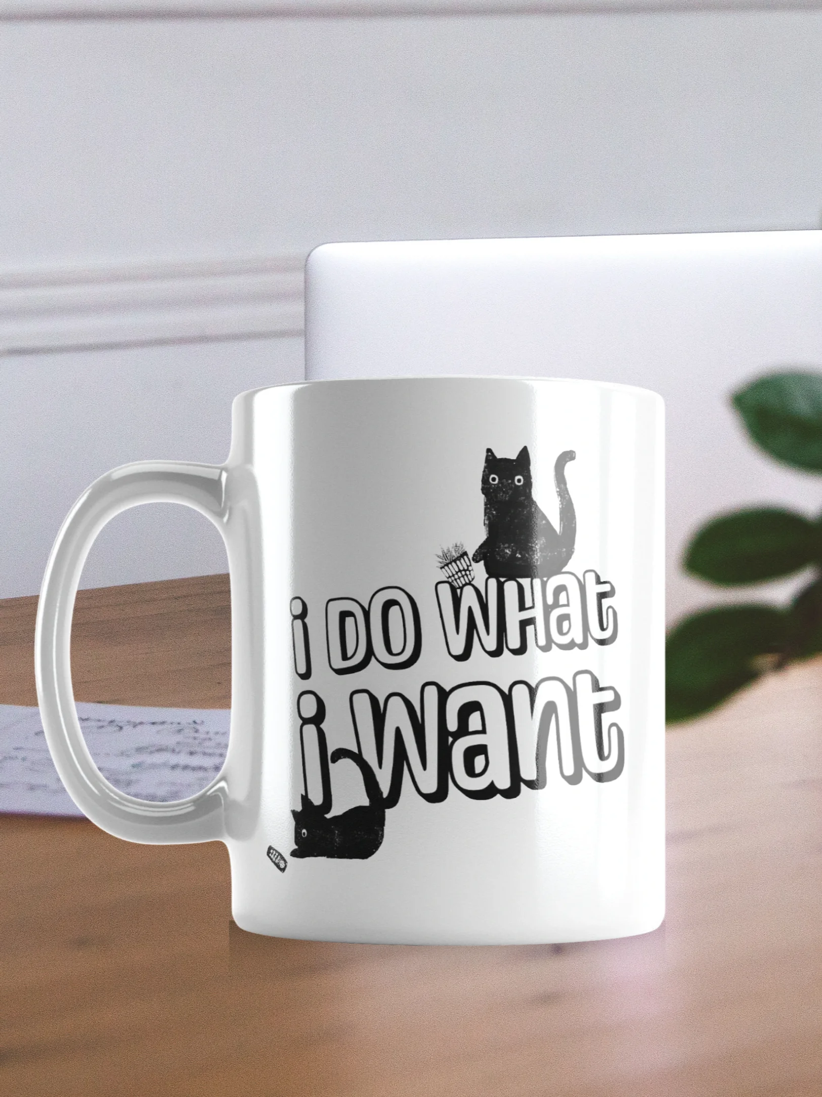 “I Do What I Want” Cat Mug product image (1)