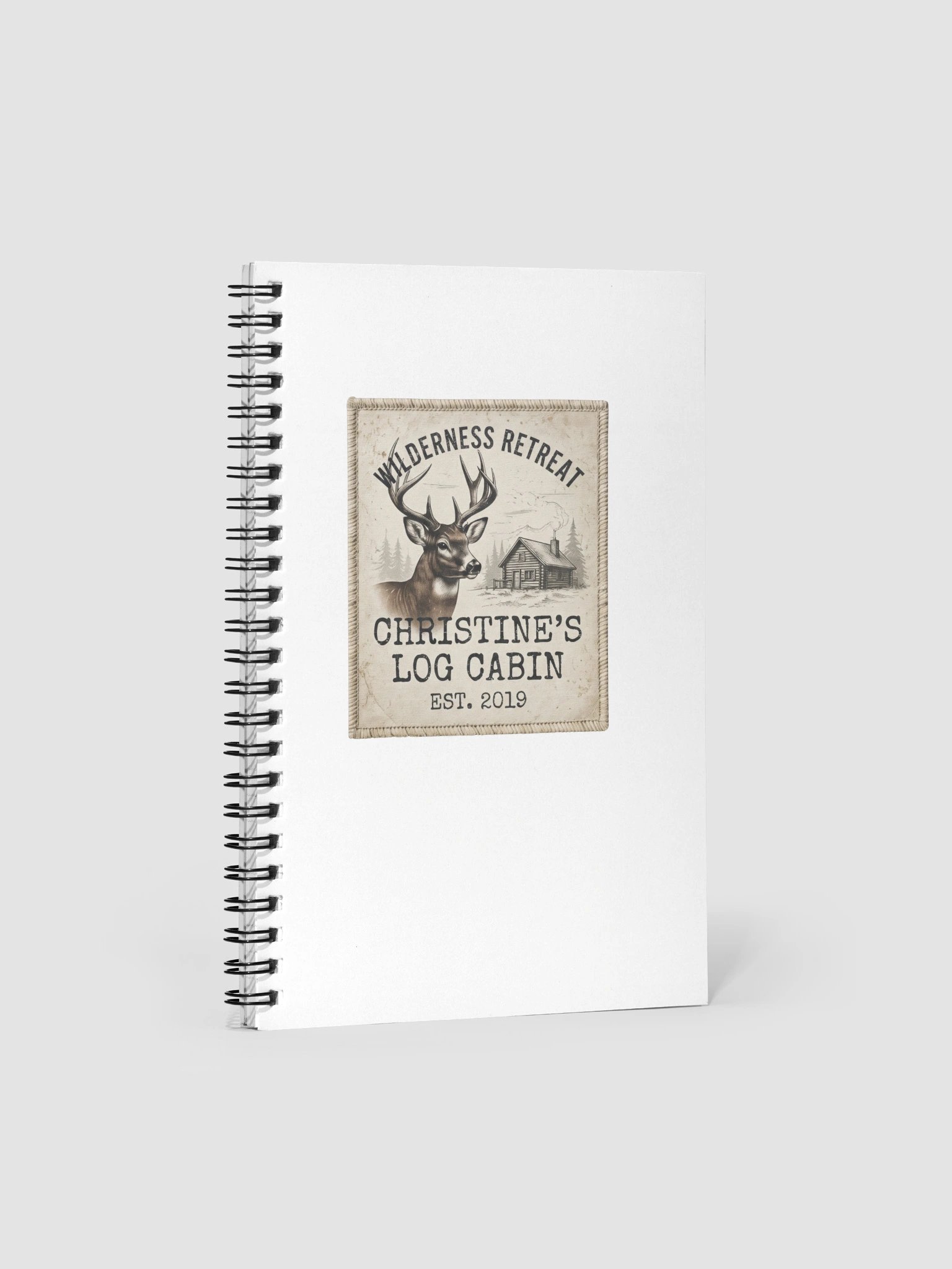 Christine's Log Cabin Kraft Cover Notebook | Journal & Planner product image (1)