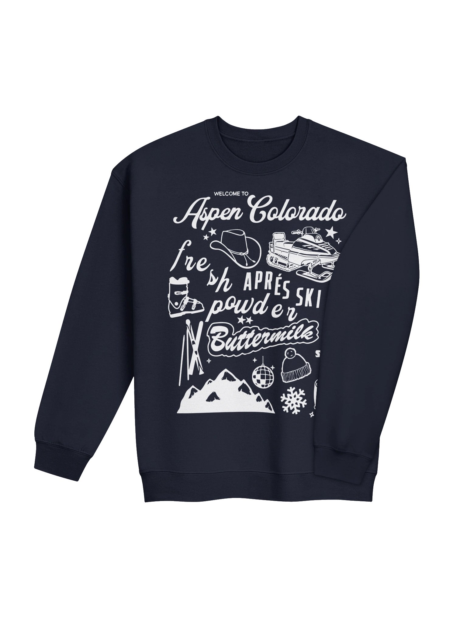Welcome to Aspen Colorado - Sweatshirt product image (29)
