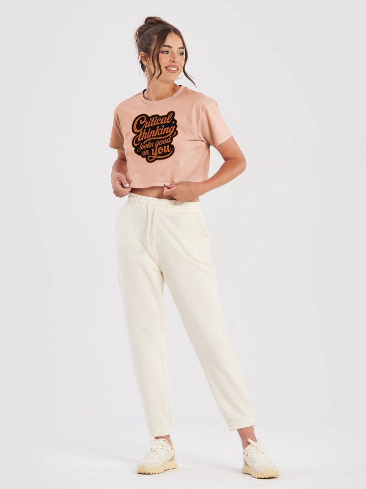 Critical Thinking Looks Good On You - Women’s Premium Crop Top product image (1)