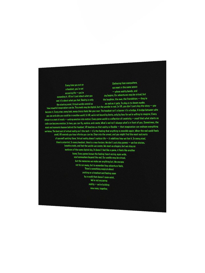 We Love VR Pixel Heart Poster Print product image (10)