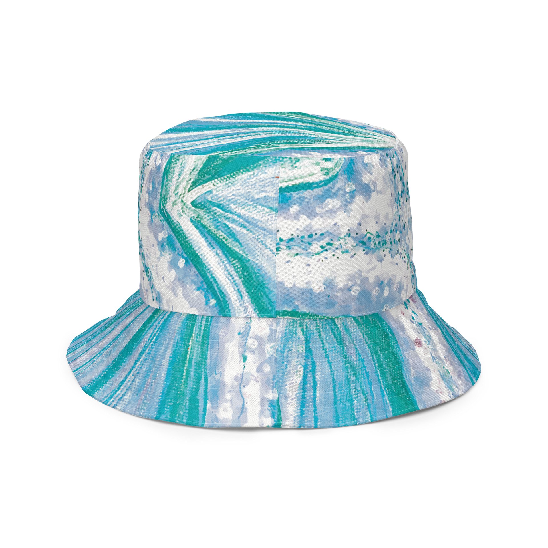 Cyan Starfish Painting | Reversible Bucket Hat product image (6)