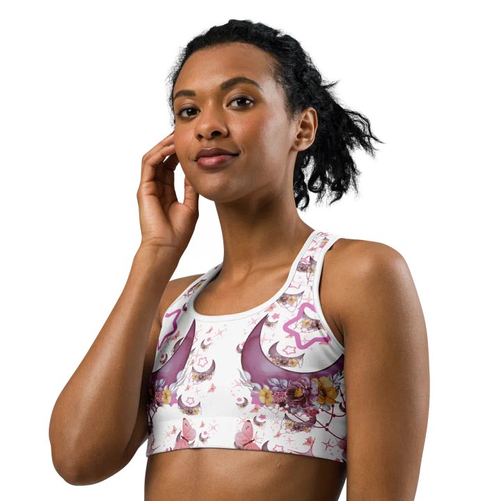 Whimsical Moonlight Dreams Sports Bra product image (2)