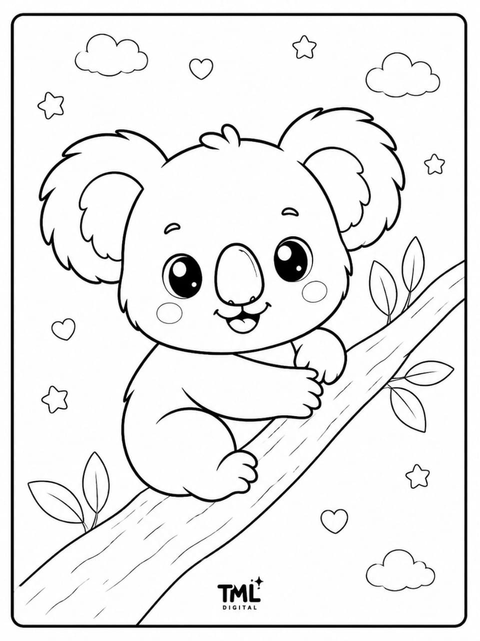 Cute Animals Coloring Book – Series 2: 12 Fun & Easy Coloring Pages for Kids Ages 3–8 product image (4)